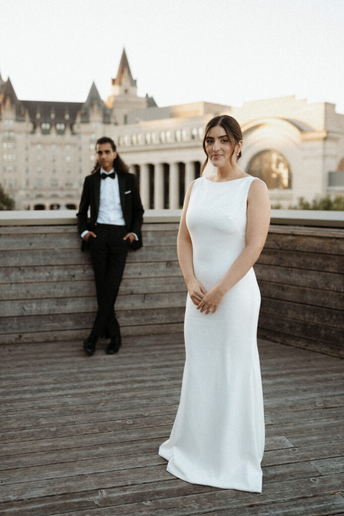 Drenched in Gold: Zeba and Amir's Enchanting Golden Hour Portraits - Toronto Wedding Photography