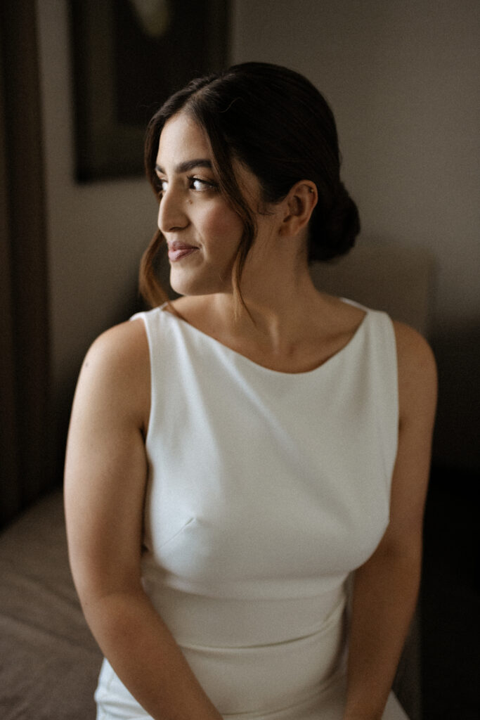 The Final Touch: Zeba's Radiance Shines Through in Lord Elgin Hotel Bridal Prep - Luxury Wedding
