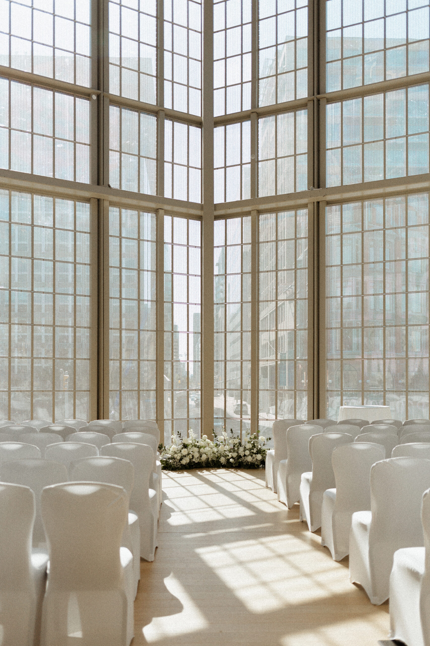 Breathtaking Ceremony in the Lantern Room at National Arts Centre - Toronto Luxury Wedding