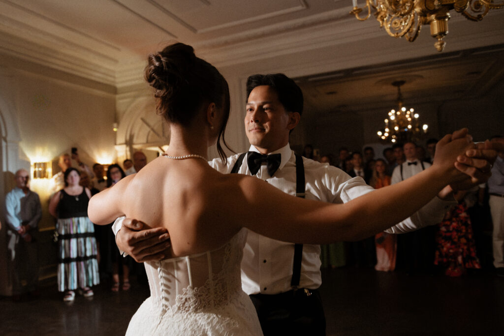 Choreographed first dance at Graydon Hall Manor wedding