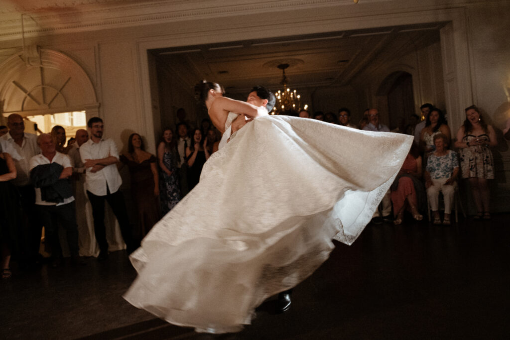 Choreographed first dance at Graydon Hall Manor wedding