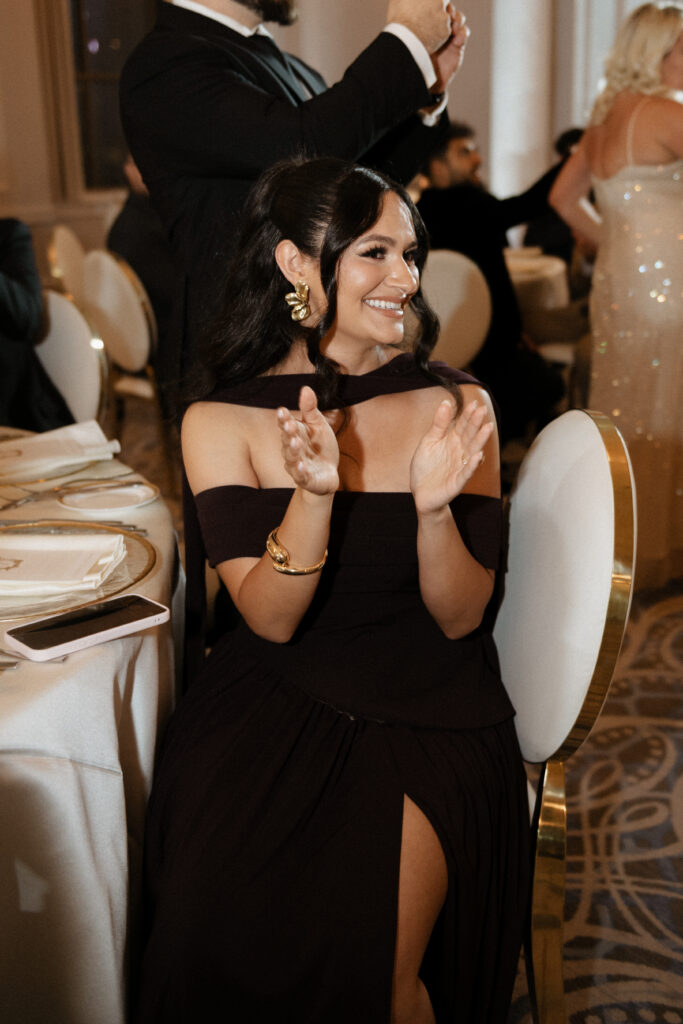 Family-led Lebanese wedding celebration with drums and dancing at Château Laurier Ottawa