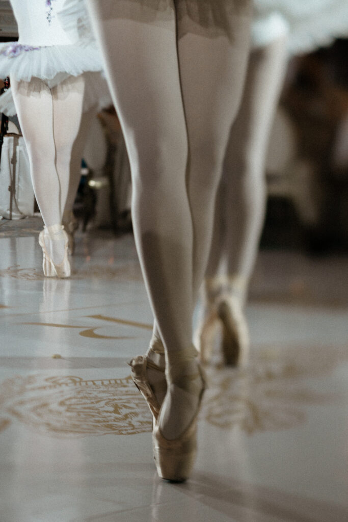 Luxury wedding reception with ballerina performance at Château Laurier Ottawa