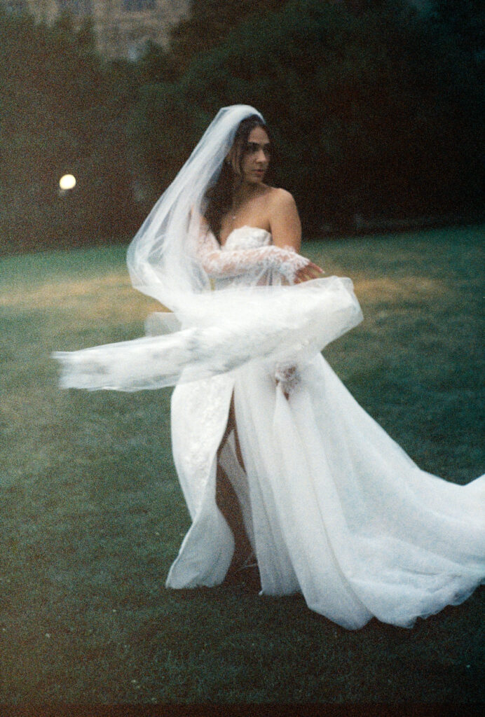 Editorial wedding portraits during a Lebanese wedding at Château Laurier Ottawa on film by Toronto Wedding Photographer