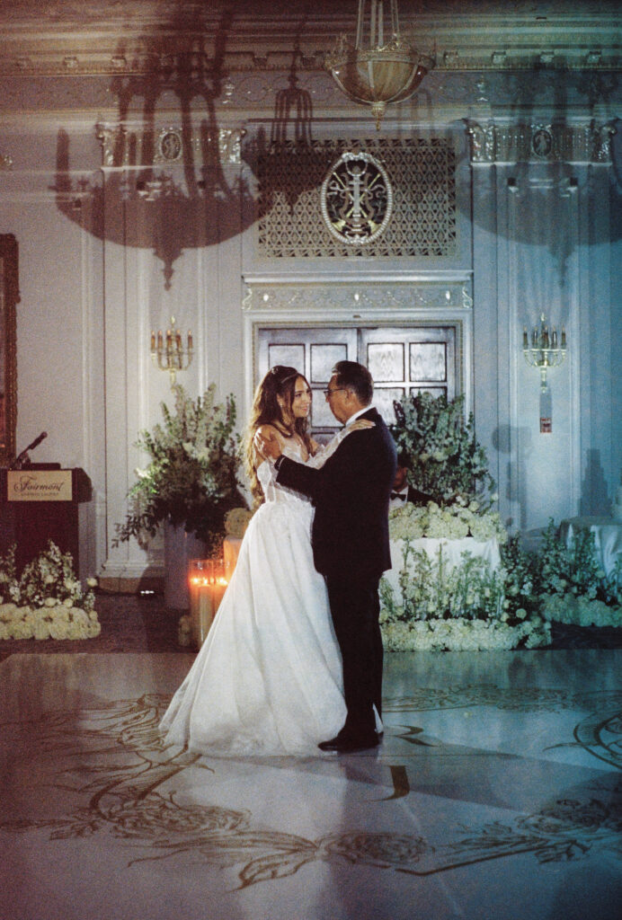 Cinematic wedding reception at Château Laurier Ottawa photographed by a Toronto wedding photographer