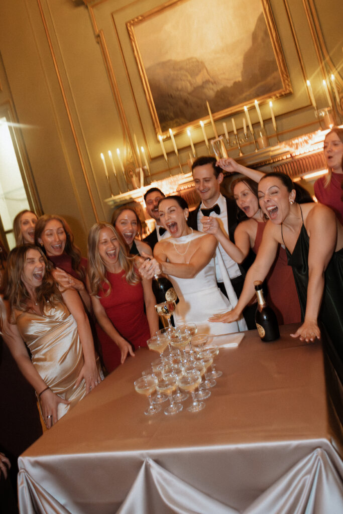 Luxury wedding at the University Club of Toronto with editorial details