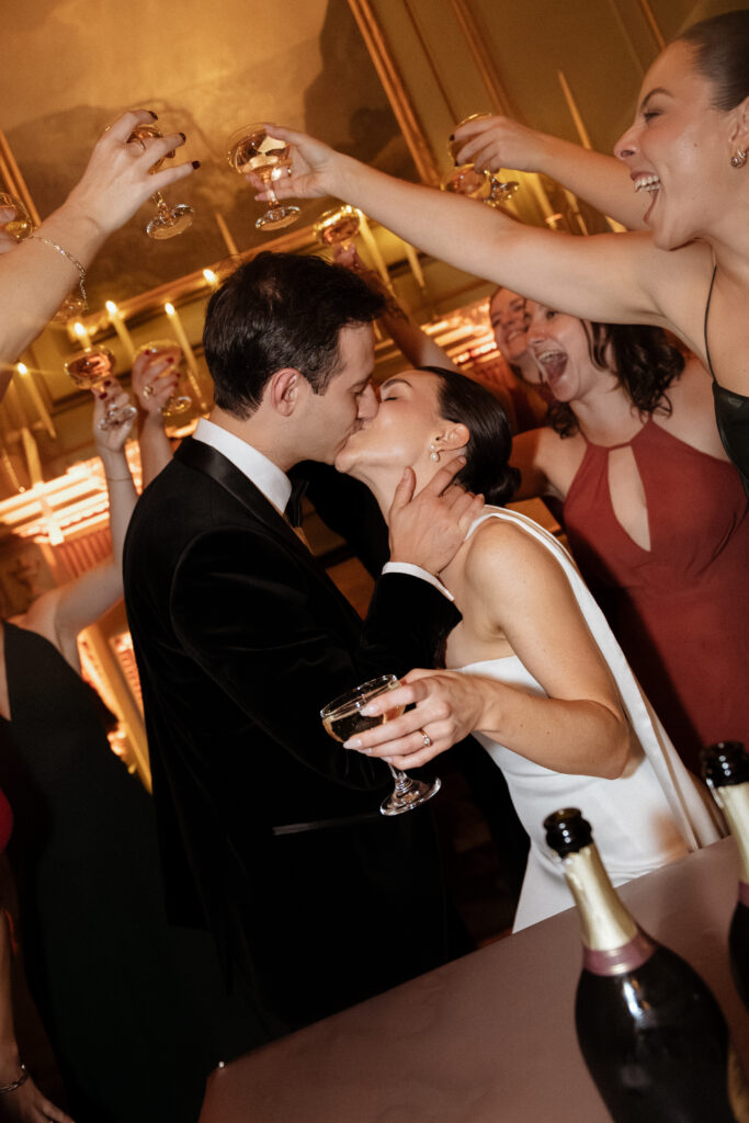 Luxury wedding at the University Club of Toronto with editorial details