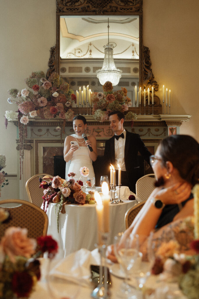 Luxury wedding at the University Club of Toronto with editorial details