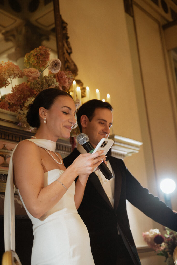 Luxury wedding at the University Club of Toronto with editorial details