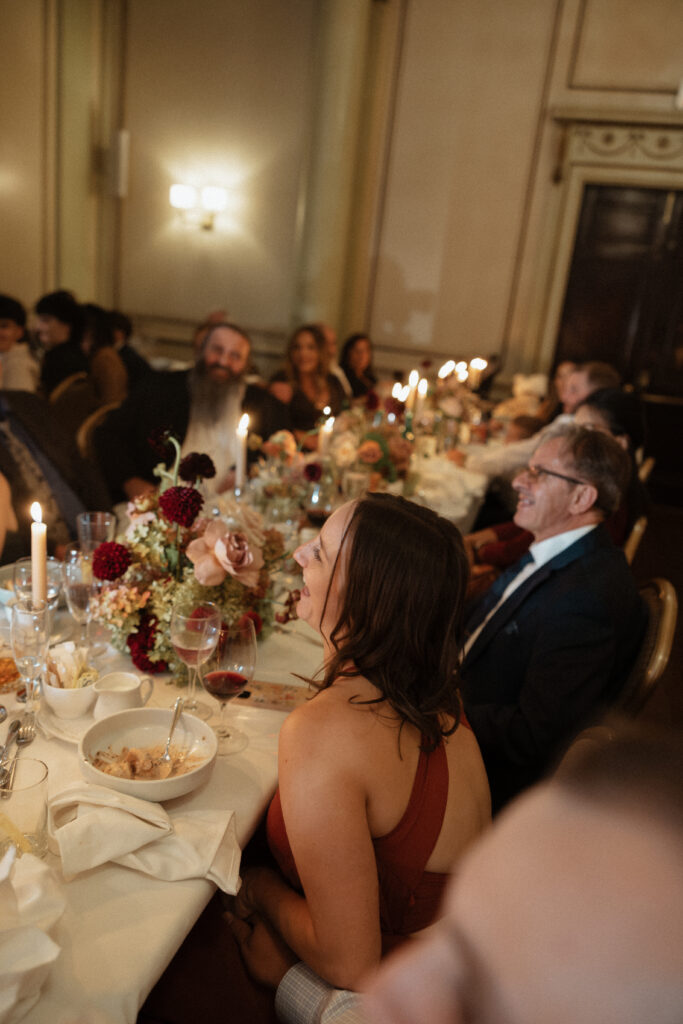 Luxury wedding at the University Club of Toronto with editorial details