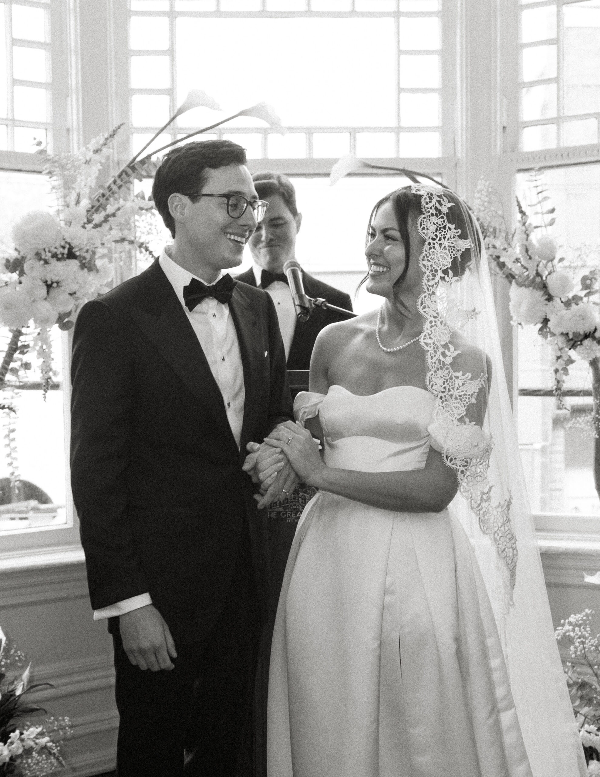 Quiet in-between moment on a wedding day